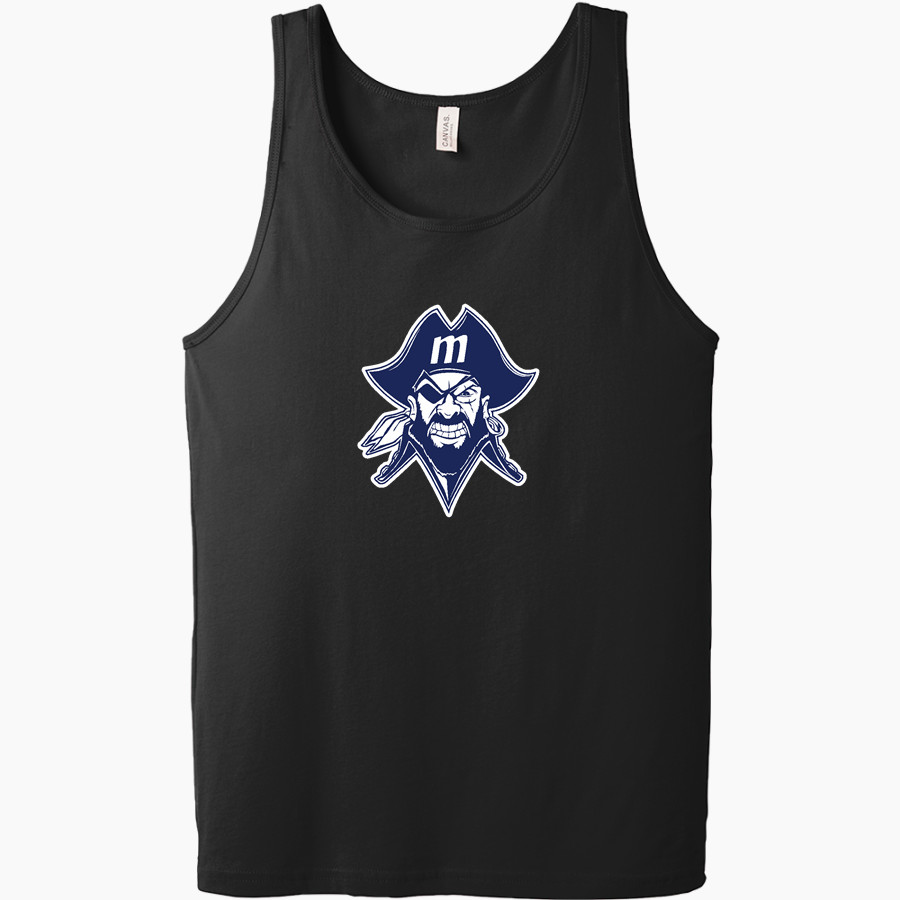 Modesto Junior College Pirates Bella + Canvas Men's Jersey Tank