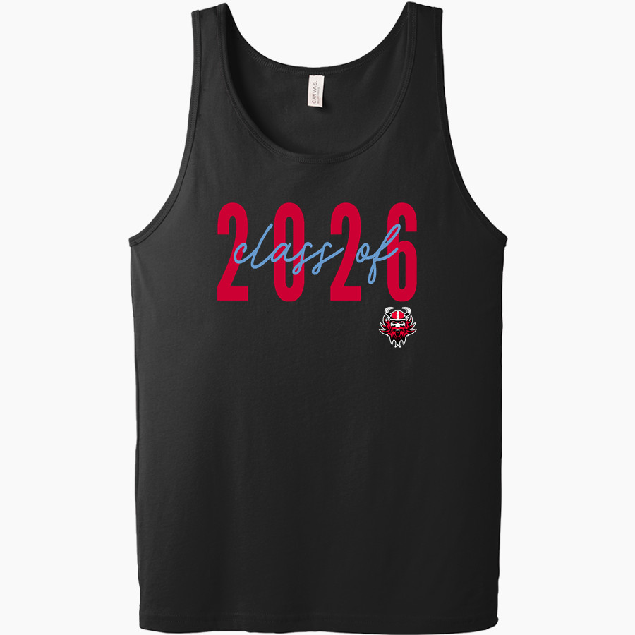 JAMES MONROE HIGH SCHOOL VIKINGS Bella + Canvas Men's Jersey Tank