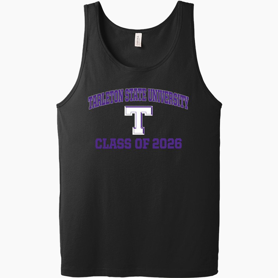 Tarleton State University Texans <span class="pdp-name-mascot">Tarleton State University Texans</span> Bella + Canvas Men's Jersey Tank