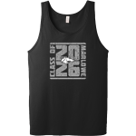 Marlowe Mustangs <span class="pdp-name-mascot">Marlowe Mustangs</span> BELLA+CANVAS Men's Jersey Tank Front Thumbnail