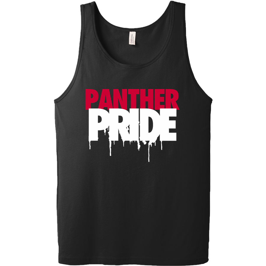 WILMOT UNION HIGH SCHOOL PANTHERS <span class="pdp-name-mascot">WILMOT PANTHERS</span> BELLA+CANVAS Men's Jersey Tank