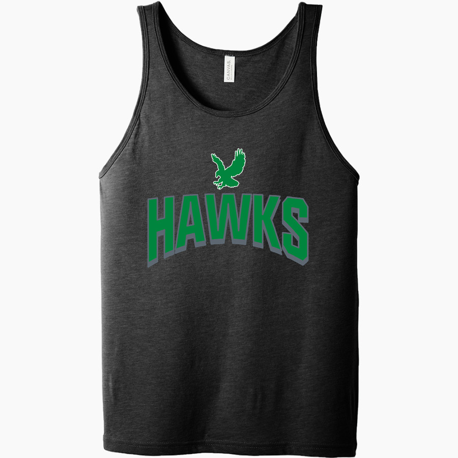 KILBOURNE HIGH SCHOOL HAWKS <span class="pdp-name-mascot">KILBOURNE HAWKS</span> Bella + Canvas Men's Jersey Tank