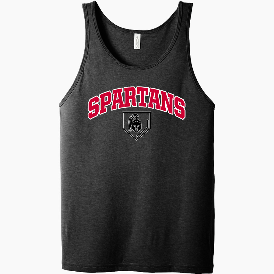 Somers Softball Spartans Bella + Canvas Men's Jersey Tank