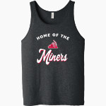 Red Top Miners Bella + Canvas Men's Jersey Tank Front Thumbnail