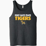 Fort Hays State University Tigers Bella + Canvas Men's Jersey Tank Front Thumbnail
