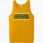 Cypress Creek Coyotes Bella + Canvas Men's Jersey Tank Front Thumbnail