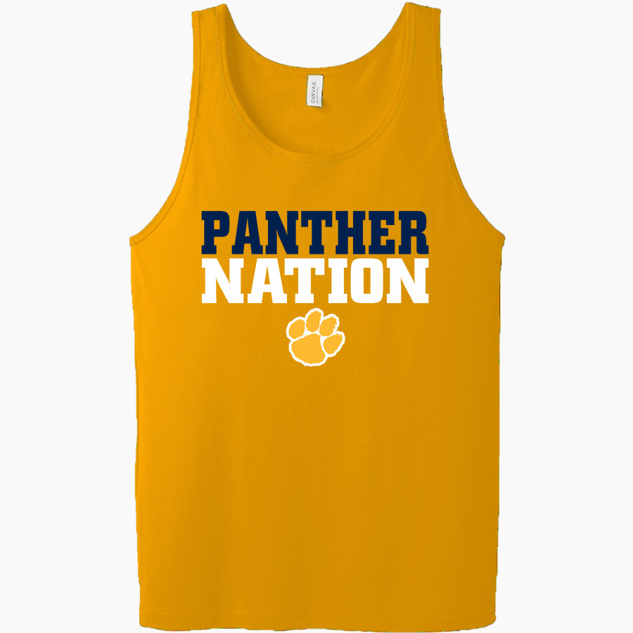 SHADE HIGH SCHOOL PANTHERS Bella + Canvas Men's Jersey Tank
