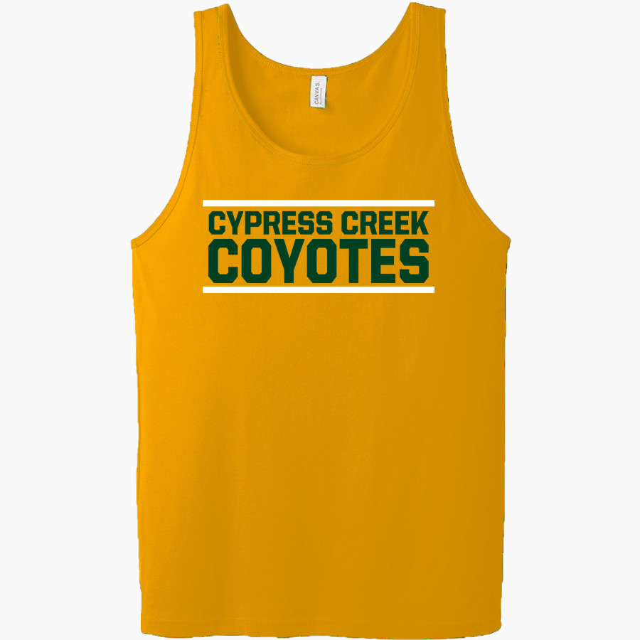Cypress Creek Coyotes Bella + Canvas Men's Jersey Tank