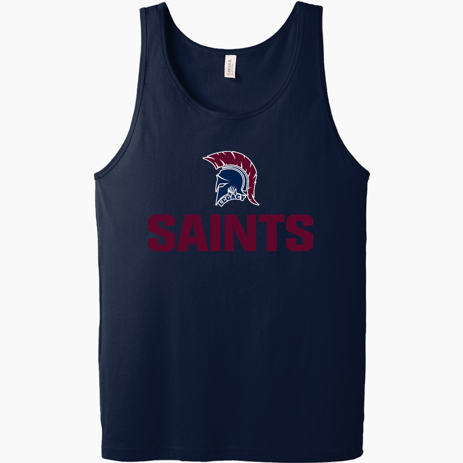 Legacy Christian Academy Saints Bella + Canvas Men's Jersey Tank