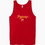 HILLCREST HIGH SCHOOL TROJANS <span class="pdp-name-mascot">Hillcrest High School TROJANS</span> Bella + Canvas Men's Jersey Tank Front Thumbnail