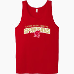 Sacred Heart Academy lead with heart Bella + Canvas Men's Jersey Tank Front Thumbnail