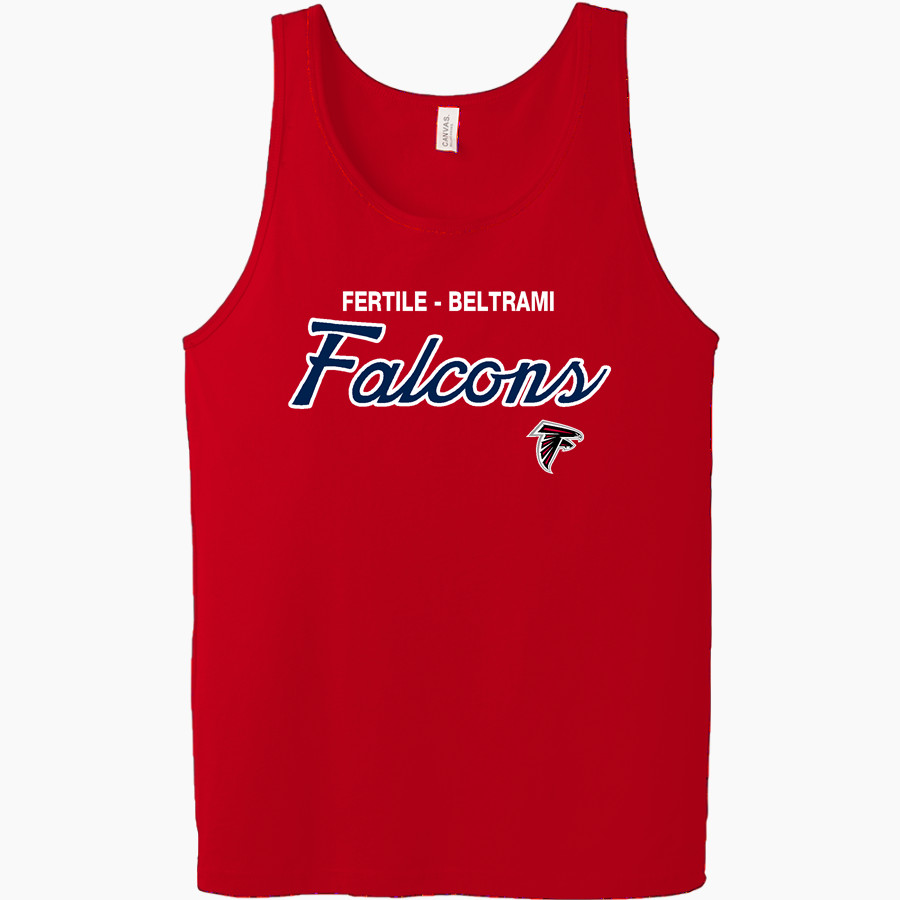 FERTILE-BELTRAMI HIGH SCHOOL FALCONS Bella + Canvas Men's Jersey Tank