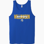WILLIAMSON HIGH SCHOOL WARRIORS Bella + Canvas Men's Jersey Tank Front Thumbnail