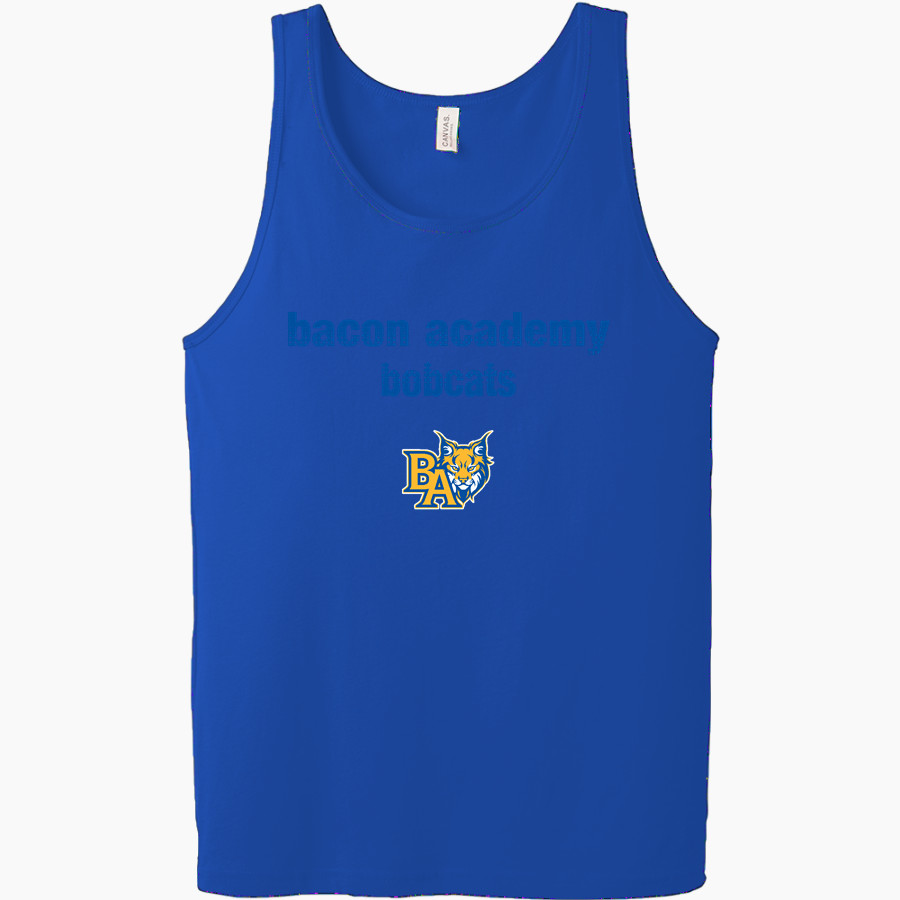 BACON ACADEMY BOBCATS Bella + Canvas Men's Jersey Tank