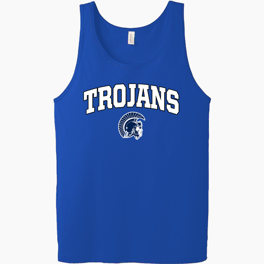 NEW KENT HIGH SCHOOL TROJANS <span class="pdp-name-mascot">NEW KENT TROJANS</span> Bella + Canvas Men's Jersey Tank