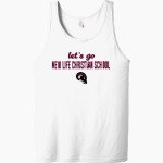 New Life Christian School Rams Bella + Canvas Men's Jersey Tank Front Thumbnail