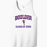 BOULDER HIGH SCHOOL PANTHERS <span class="pdp-name-mascot">BOULDER PANTHERS</span> Bella + Canvas Men's Jersey Tank Front Thumbnail