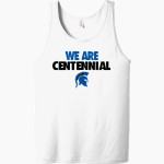 CENTENNIAL HIGH SCHOOL SPARTANS <span class="pdp-name-mascot">CENTENNIAL SPARTANS</span> Bella + Canvas Men's Jersey Tank Front Thumbnail