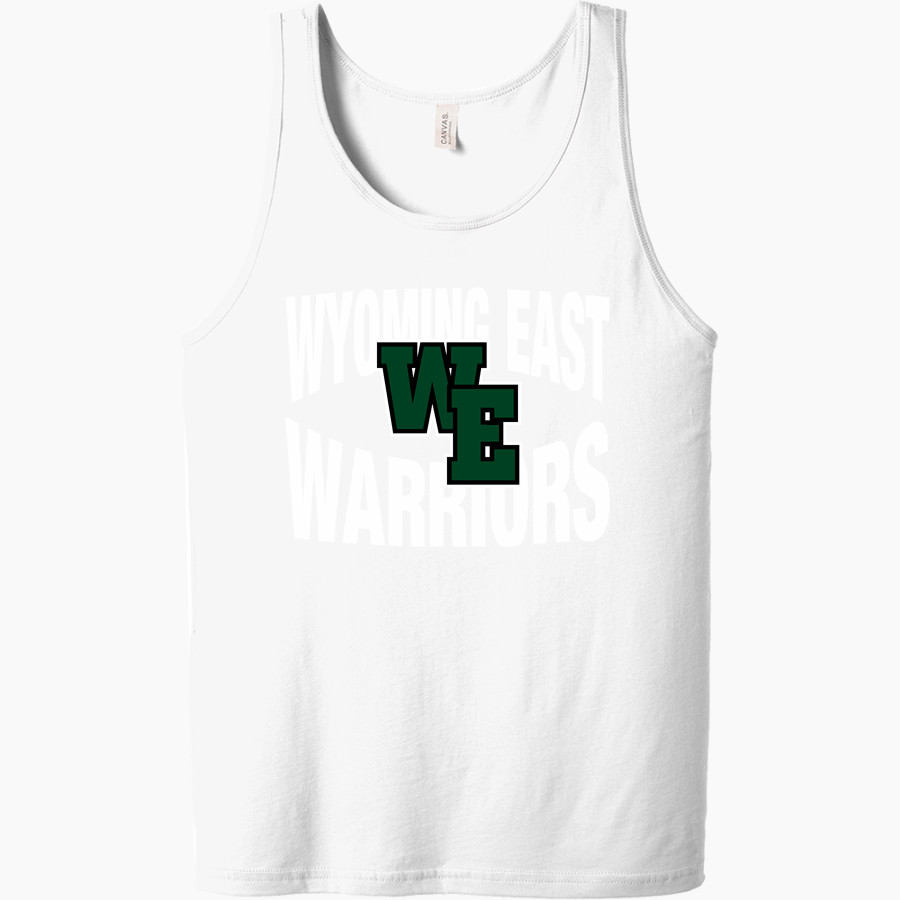 WYOMING EAST HIGH SCHOOL WARRIORS <span class="pdp-name-mascot">WYOMING EAST WARRIORS</span> Bella + Canvas Men's Jersey Tank