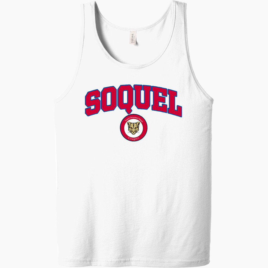 Soquel Cougars <span class="pdp-name-mascot">Soquel Elementary School Cougars</span> Bella + Canvas Men's Jersey Tank