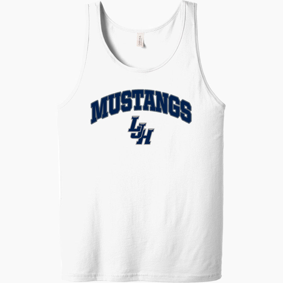 Lamar Mustangs <span class="pdp-name-mascot">Lamar Mustangs</span> Bella + Canvas Men's Jersey Tank