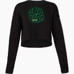 WEST DAVIDSON HIGH SCHOOL DRAGONS Bella + Canvas Ladies' Cropped Fleece Crew Front Thumbnail