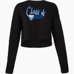 CENTRAL BAPTIST CHRISTIAN SCHOOL LIONS Bella + Canvas Ladies' Cropped Fleece Crew Front Thumbnail