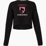 CARNEGIE MELLON UNIVERSITY TARTANS <span class="pdp-name-mascot">Carnegie Mellon Tartans</span> Bella + Canvas Ladies' Cropped Fleece Crew Front Thumbnail