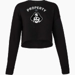 JASPER HIGH SCHOOL PIRATES <span class="pdp-name-mascot">JASPER PIRATES</span> Bella + Canvas Ladies' Cropped Fleece Crew Front Thumbnail