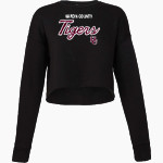 HARDIN COUNTY HIGH SCHOOL TIGERS <span class="pdp-name-mascot">HARDIN COUNTY TIGERS</span> Bella + Canvas Ladies' Cropped Fleece Crew Front Thumbnail