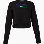 Blaker Kinser Sharks <span class="pdp-name-mascot">Blaker Kinser Sharks</span> Bella + Canvas Ladies' Cropped Fleece Crew Front Thumbnail
