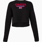 COLLEGE OF ST BENEDICT Bennies <span class="pdp-name-mascot">COLLEGE OF ST BENEDICT</span> Bella + Canvas Ladies' Cropped Fleece Crew Front Thumbnail
