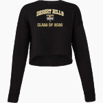 DESERT HILLS HIGH SCHOOL THUNDER <span class="pdp-name-mascot">DESERT HILLS THUNDER</span> Bella + Canvas Ladies' Cropped Fleece Crew Front Thumbnail