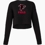 FIELD HIGH SCHOOL FALCONS <span class="pdp-name-mascot">FIELD FALCONS</span> Bella + Canvas Ladies' Cropped Fleece Crew Front Thumbnail