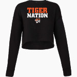 LAKE CITY HIGH SCHOOL TIGERS <span class="pdp-name-mascot">LAKE CITY TIGERS</span> Bella + Canvas Ladies' Cropped Fleece Crew Front Thumbnail