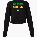 WEST DAVIDSON HIGH SCHOOL DRAGONS Bella + Canvas Ladies' Cropped Fleece Crew Front Thumbnail
