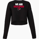 KICKAPOO HIGH SCHOOL PANTHERS Bella + Canvas Ladies' Cropped Fleece Crew Front Thumbnail