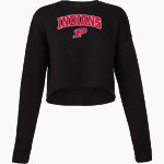 PLAINVIEW HIGH SCHOOL INDIANS <span class="pdp-name-mascot">PLAINVIEW I-27 INDIANS</span> Bella + Canvas Ladies' Cropped Fleece Crew Front Thumbnail
