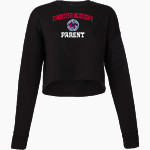 Frontier Academy Wolverines <span class="pdp-name-mascot">Frontier Academy Wolverines</span> Bella + Canvas Ladies' Cropped Fleece Crew Front Thumbnail
