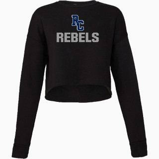 Bella + Canvas Ladies' Cropped Fleece Crew
