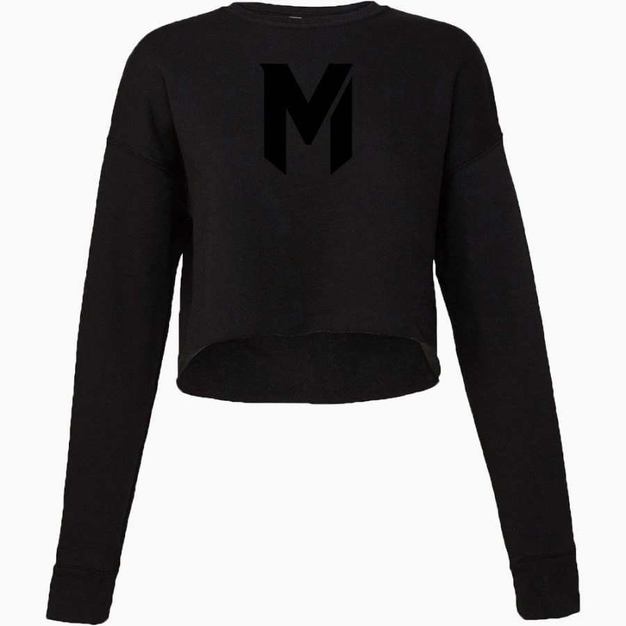 Mash Athletics <span class="pdp-name-mascot">Minnesota Mash Baseball Club</span> Bella + Canvas Ladies' Cropped Fleece Crew