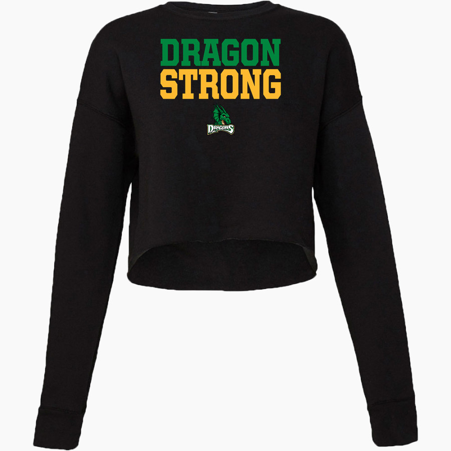 WEST DAVIDSON HIGH SCHOOL DRAGONS Bella + Canvas Ladies' Cropped Fleece Crew