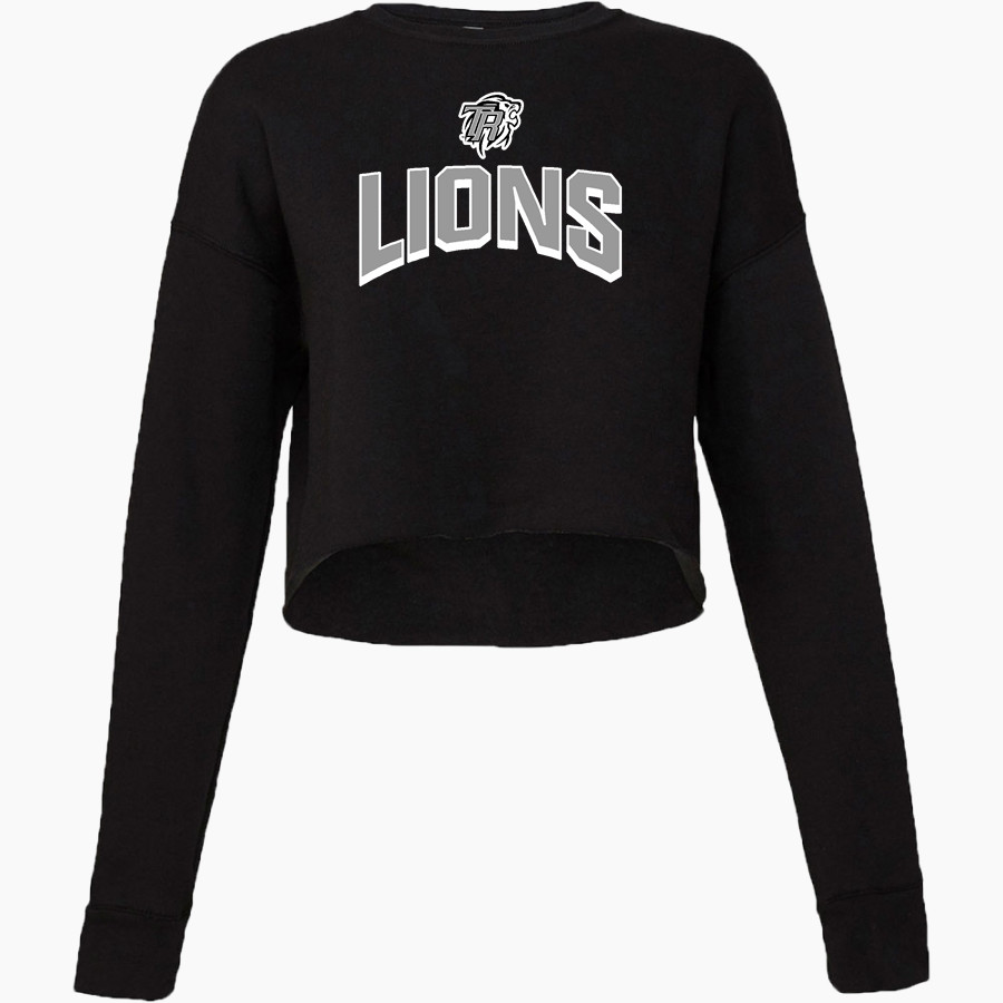 Dr. Thomas Randle Lions <span class="pdp-name-mascot">Thomas Randle HS Lions</span> Bella + Canvas Ladies' Cropped Fleece Crew