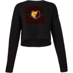 EVANSVILLE CENTRAL HIGH SCHOOL BEARS <span class="pdp-name-mascot">Central BEARS</span> BELLA+CANVAS Ladies' Cropped Fleece Crew Front Thumbnail
