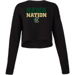 CANYON LAKE HIGH SCHOOL HAWKS <span class="pdp-name-mascot">CANYON LAKE HAWKS</span> Bella + Canvas Ladies' Cropped Fleece Crew Front Thumbnail