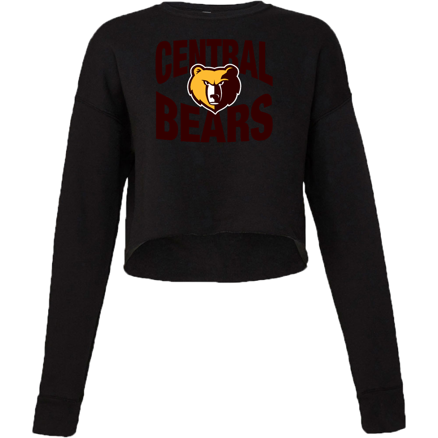 EVANSVILLE CENTRAL HIGH SCHOOL BEARS <span class="pdp-name-mascot">Central BEARS</span> BELLA+CANVAS Ladies' Cropped Fleece Crew