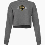 Trumann Wildcats <span class="pdp-name-mascot">Trumann School District Wildcats</span> Bella + Canvas Ladies' Cropped Fleece Crew Front Thumbnail
