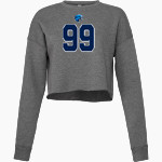 Salem Falcons <span class="pdp-name-mascot">Salem School District Falcons</span> Bella + Canvas Ladies' Cropped Fleece Crew Front Thumbnail