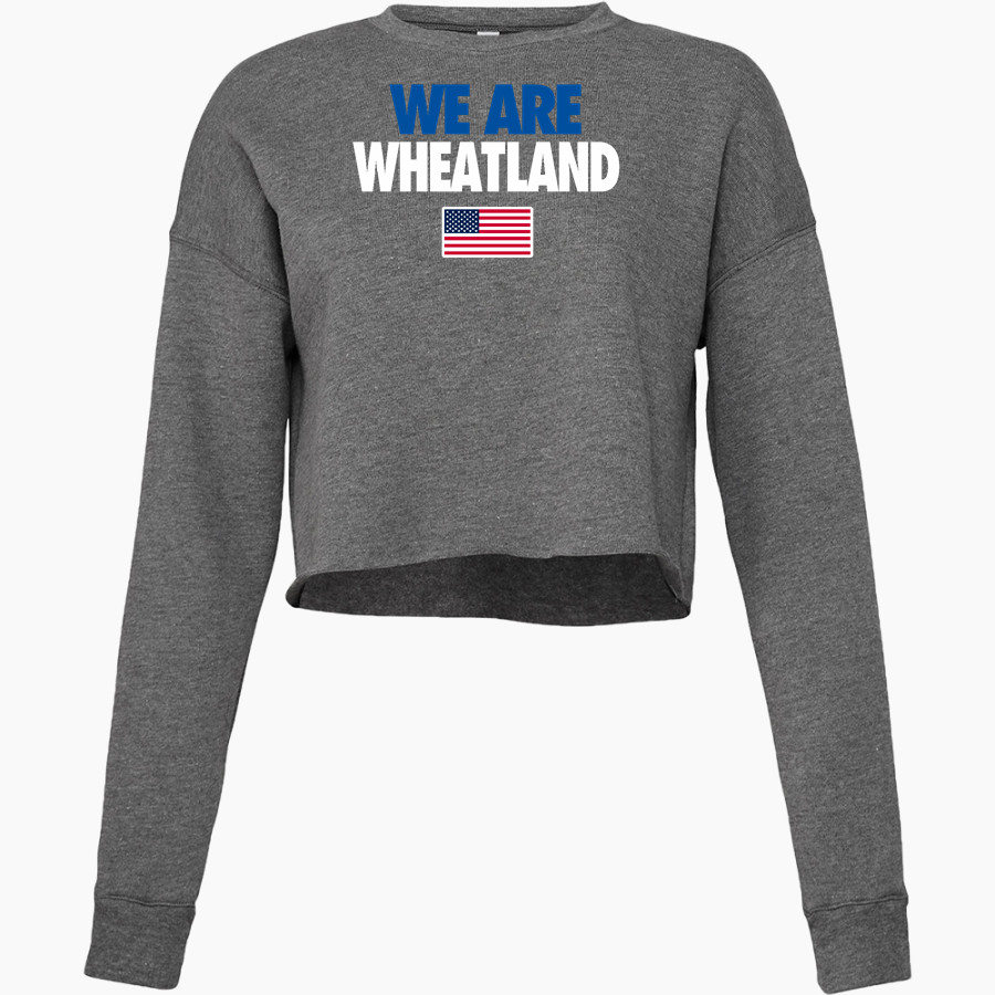 Wheatland High School Pirates <span class="pdp-name-mascot">Wheatland High School Pirates</span> Bella + Canvas Ladies' Cropped Fleece Crew