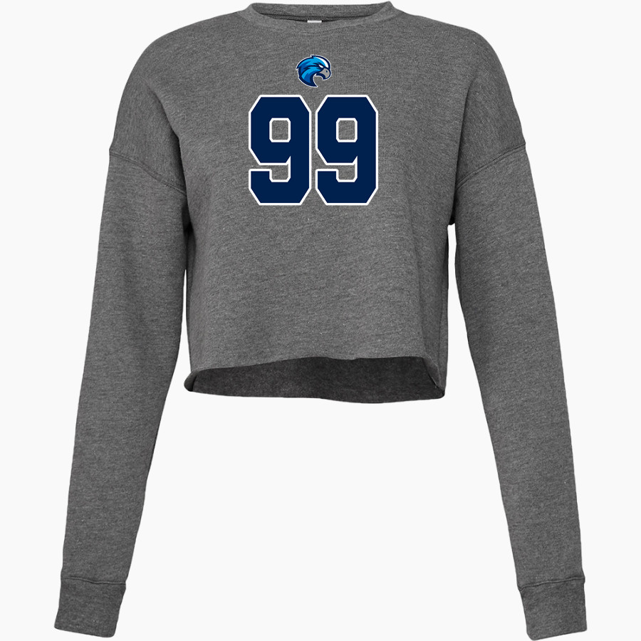 Salem Falcons <span class="pdp-name-mascot">Salem School District Falcons</span> Bella + Canvas Ladies' Cropped Fleece Crew